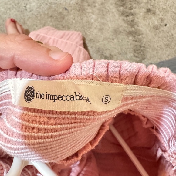 Pink Ruffled Skirt with elastic waist band size small - Picture 3 of 3